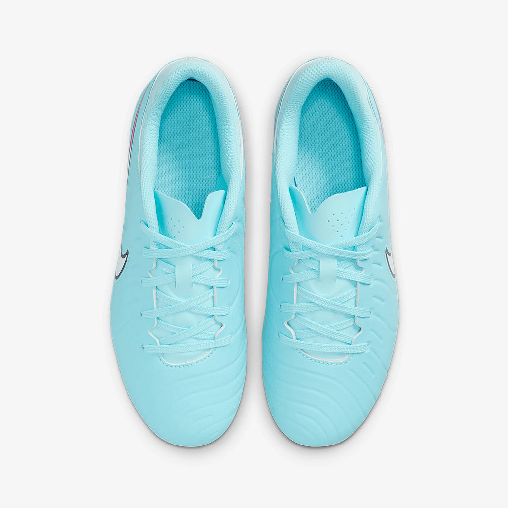 Nike genuine 2025 children's low cut lightweight, anti slip and wear-resistant football shoes DV4348-401