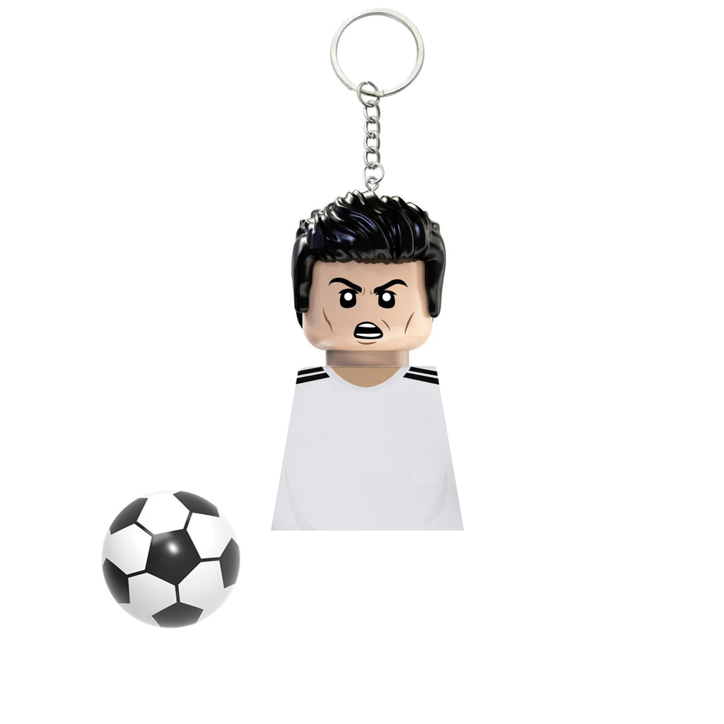 2024 NEW Football Players Keychain Figurine Messi Ronaldo Neymar Mini Action Building Block Model Toy Children's Birthday Gifts