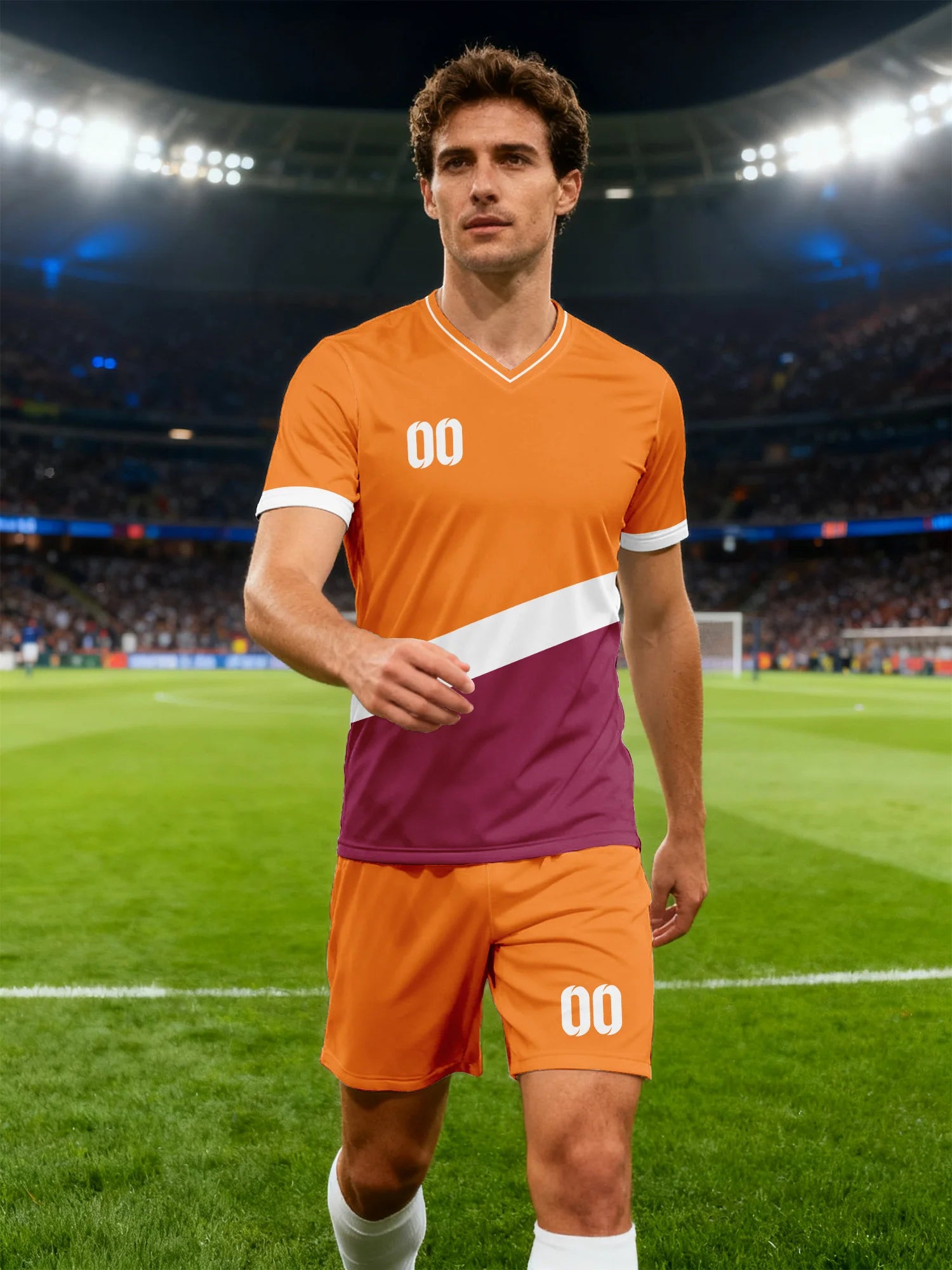 Custom Soccer Jersey With Custom Image, Number And Name, long lasting heavy duty durable uniform