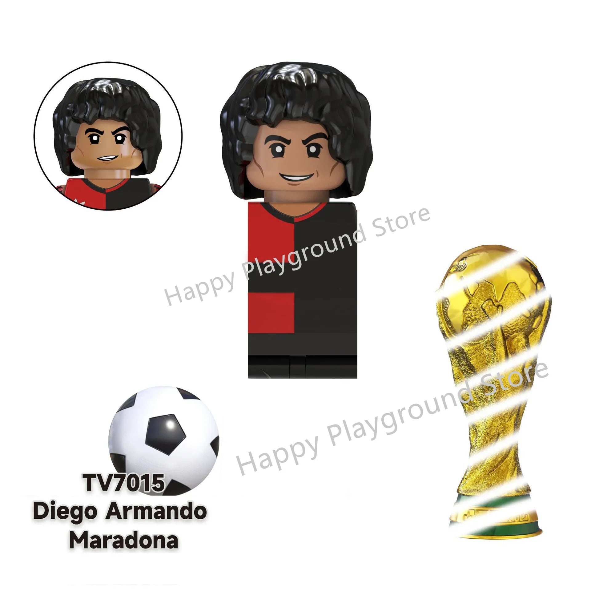 Football Stars Figure Sport Player Bailey Messi Ronaldo Building Blocks Bricks Mini Action Figures Toys For Kids Christmas Gifts