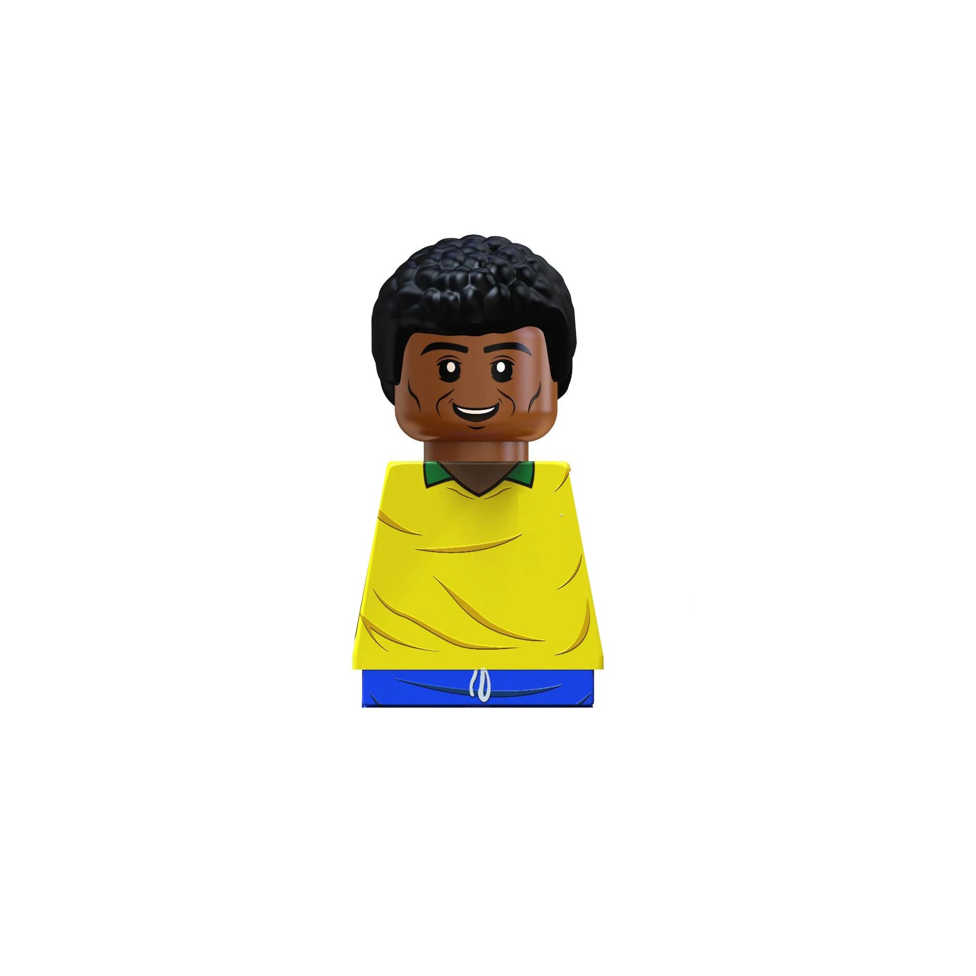 2024 NEW World Famous Football Players Keychain Figurine Messi Ronaldo Neymar Mini Action Building Block Model Toy Kids Gifts