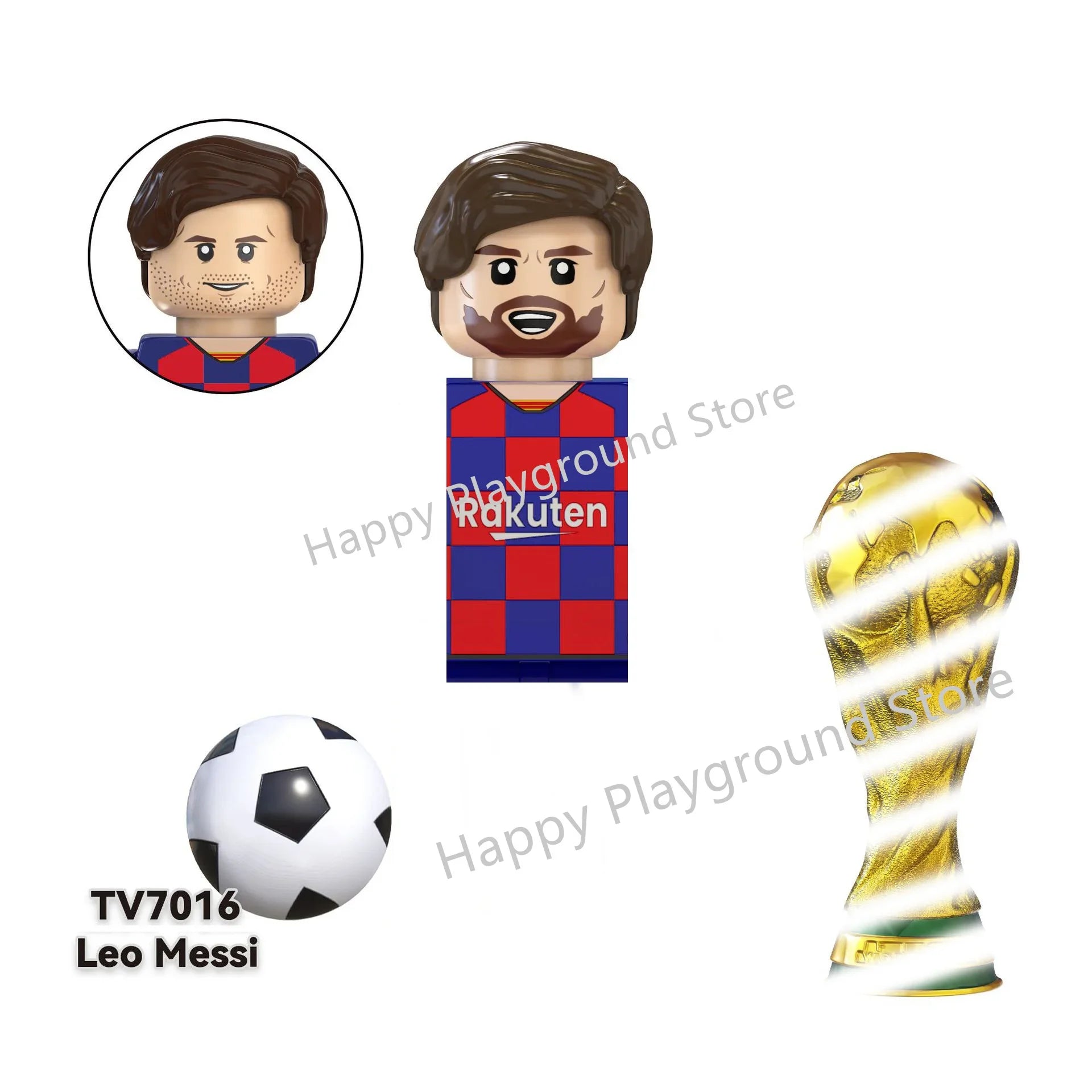 Football Stars Figure Sport Player Bailey Messi Ronaldo Building Blocks Bricks Mini Action Figures Toys For Kids Christmas Gifts