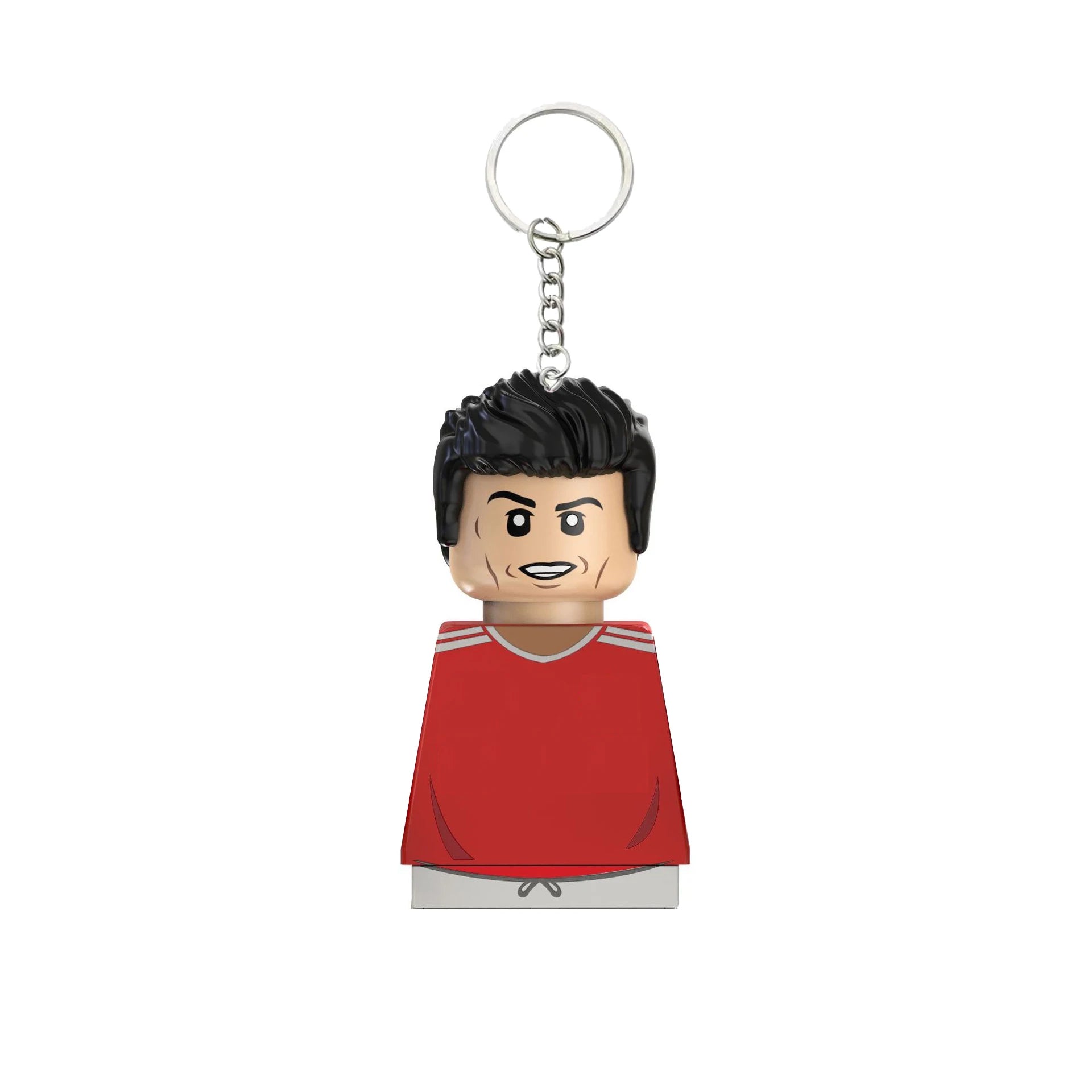 2024 NEW World Famous Football Players Keychain Figurine Messi Ronaldo Neymar Mini Action Building Block Model Toy Kids Gifts