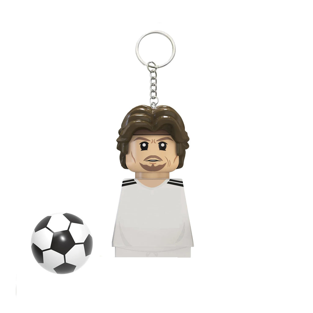 2024 NEW Football Players Keychain Figurine Messi Ronaldo Neymar Mini Action Building Block Model Toy Children's Birthday Gifts