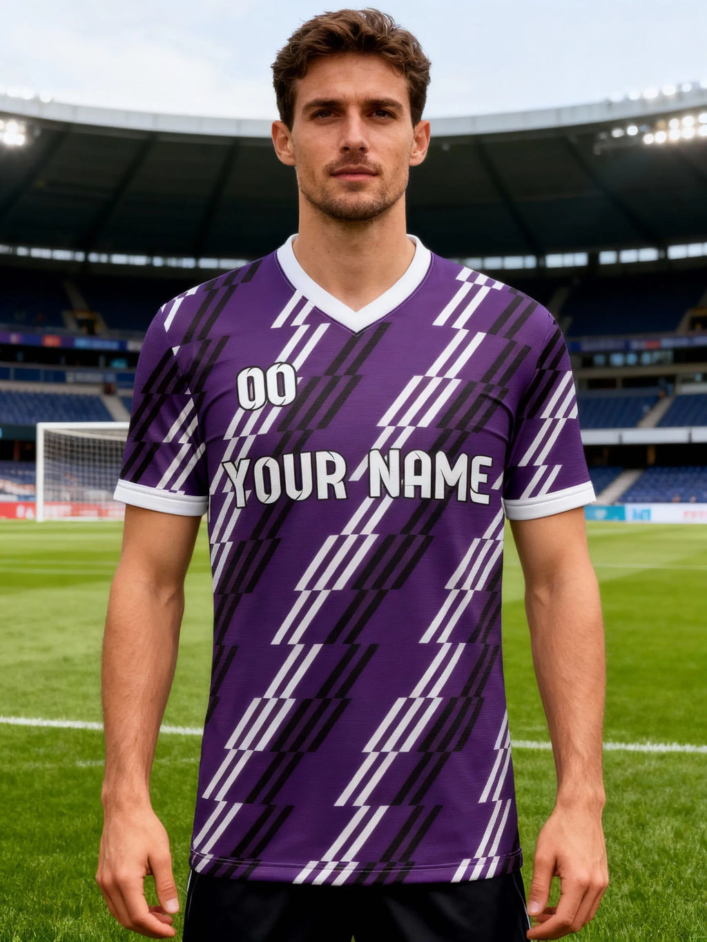 Custom Soccer Jersey With Custom Image, Number And Name, pro player professional match gear