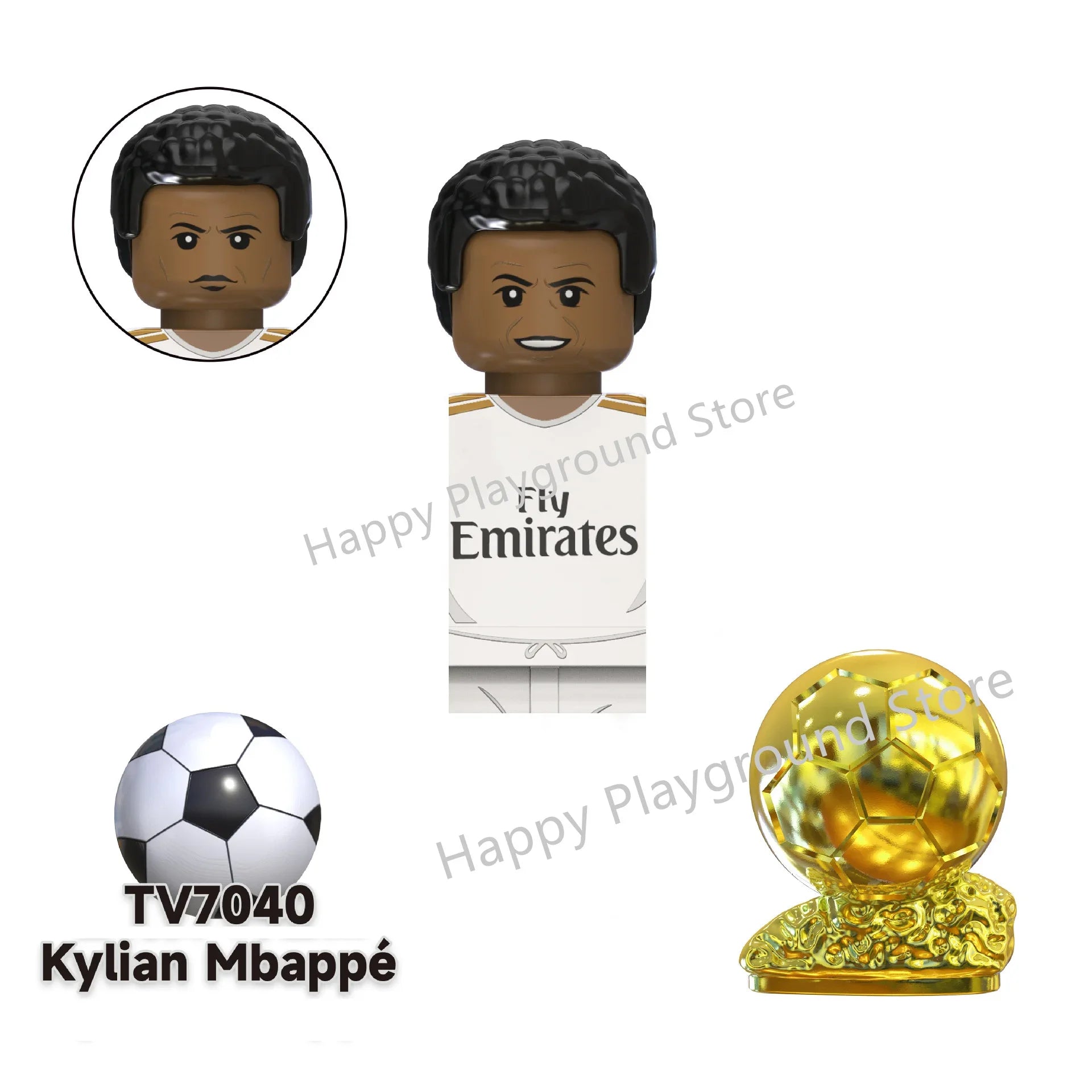 Football Stars Figure Sport Player Bailey Messi Ronaldo Building Blocks Bricks Mini Action Figures Toys For Kids Christmas Gifts