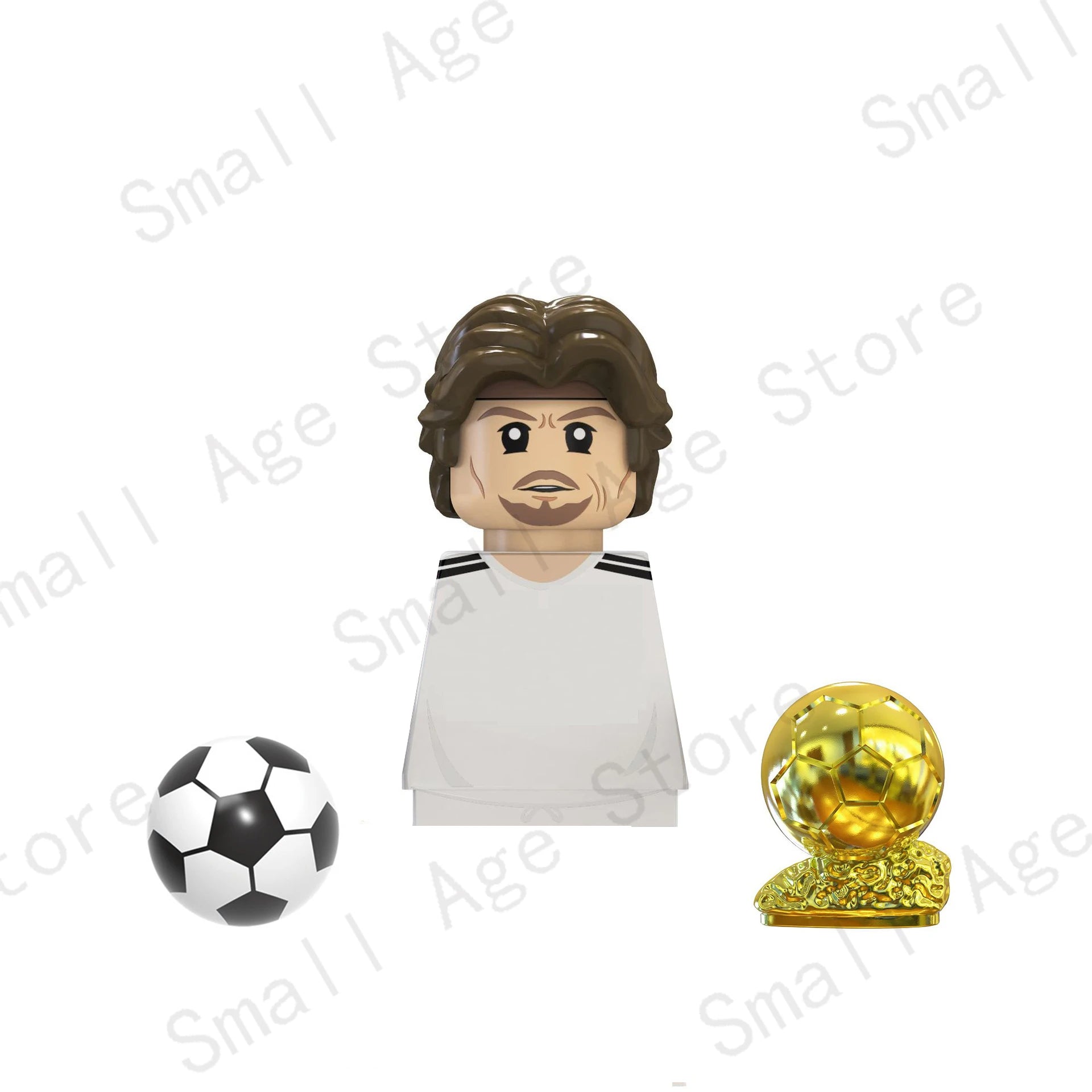 2024 NEW Football Players Keychain Figurine Messi Ronaldo Neymar Mini Action Building Block Model Toy Children's Birthday Gifts