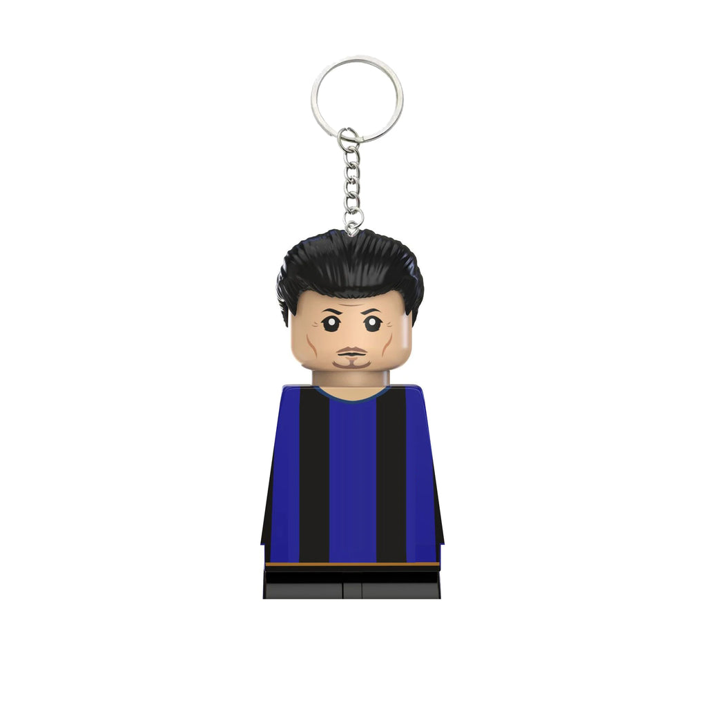 2024 NEW World Famous Football Players Keychain Figurine Messi Ronaldo Neymar Mini Action Building Block Model Toy Kids Gifts