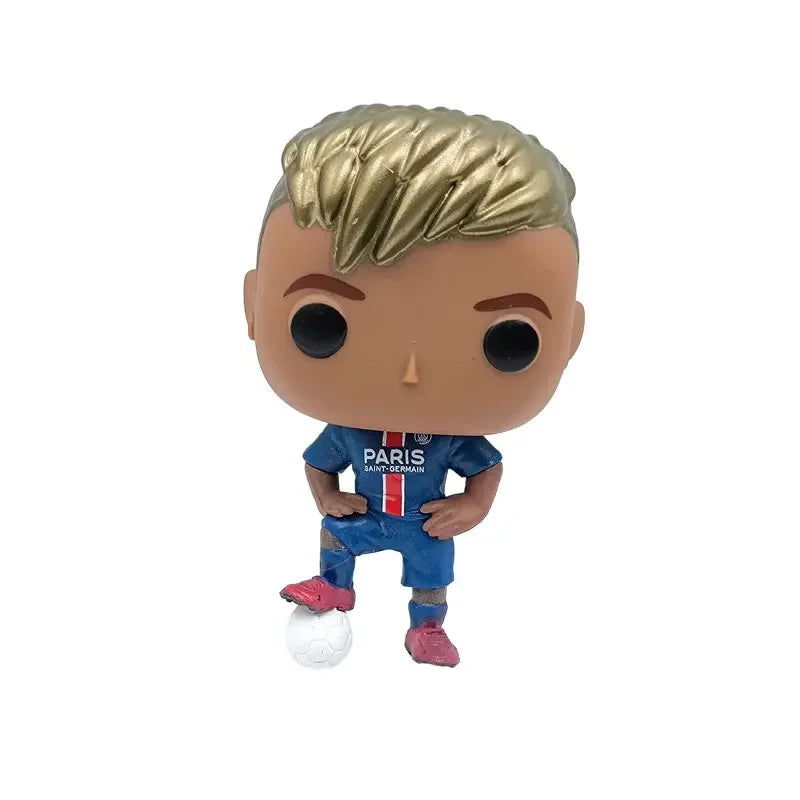 PopRonaldo 7 Messi 20 Mbappe 7 Football 10 Neymar Stars Decoration Action Figure Collection Model Birthday Toy Christmas Gifts