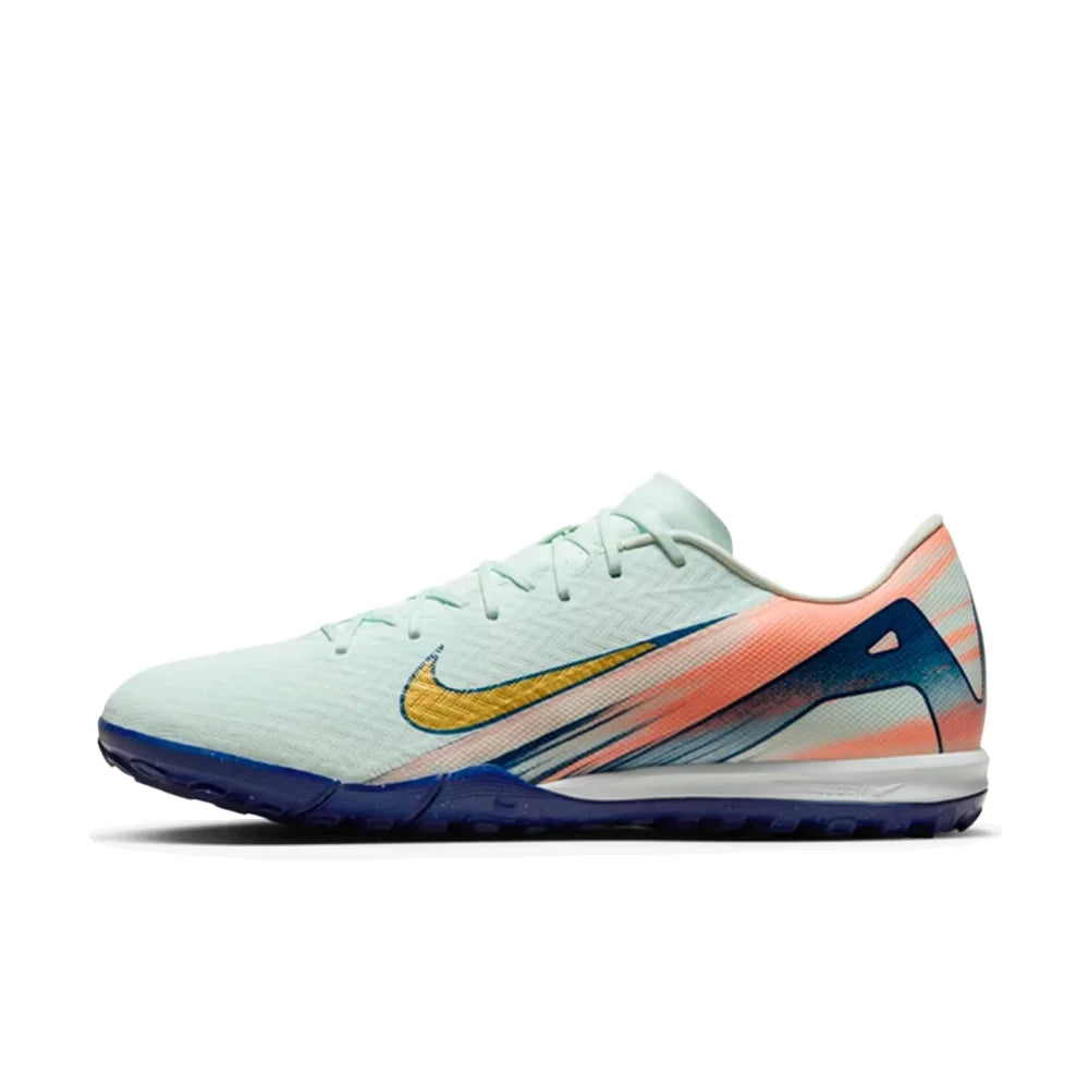 Nike Mercurial Vapor 16 Pro Zoom Vapor 16 Pro TF (Rubber Studs) Anti-Slip Durable Soccer Cleats Men's White/Blue FQ8687-400