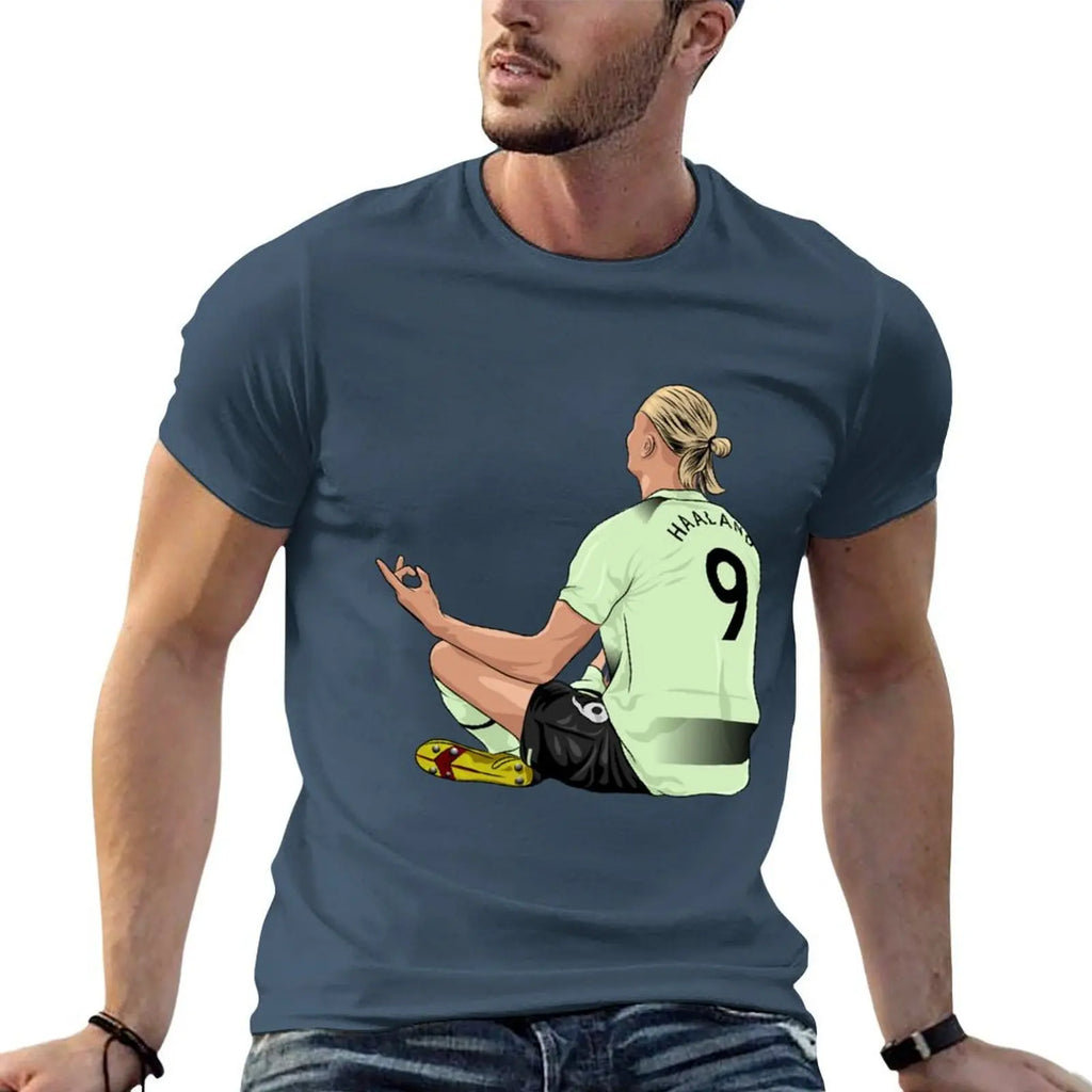 Haaland celebration T-Shirt man t shirt graphic man t shirt summer T-Shirt