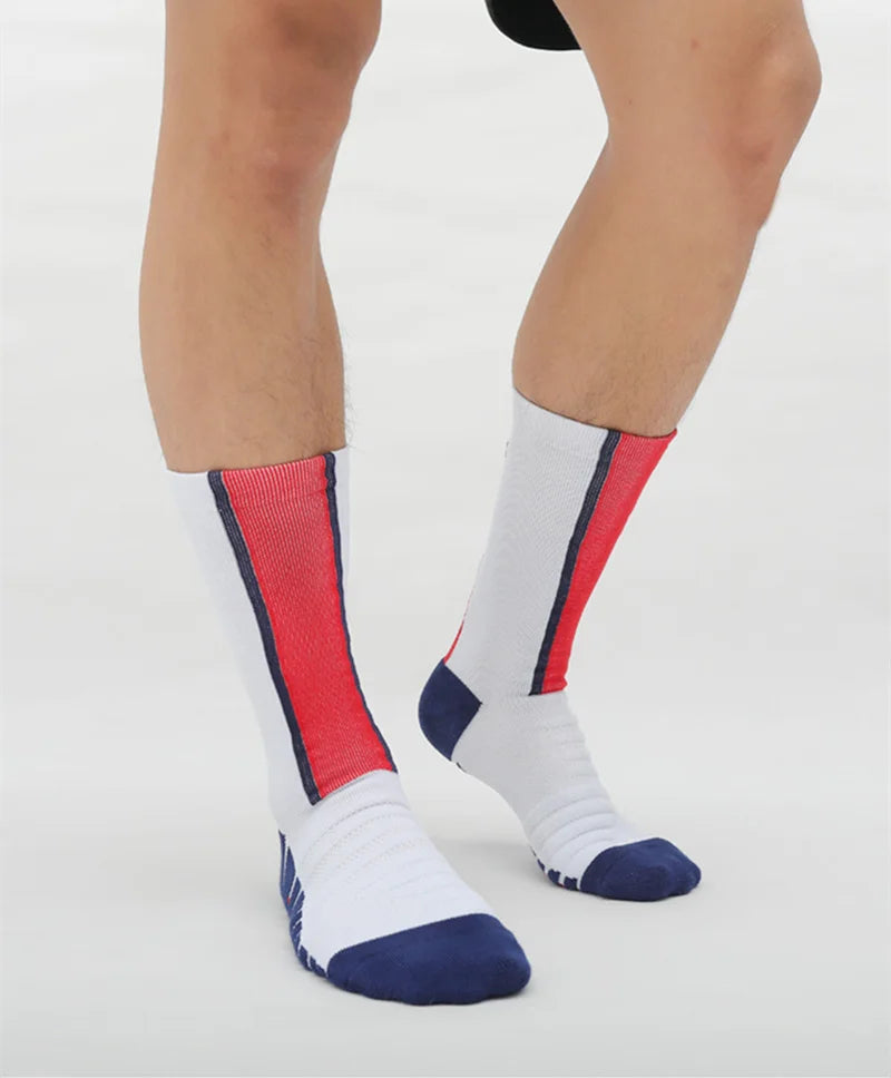 Football Kids 10# 2025 Socks New Yellow Blue Number Soccer Men's Sports Short Socks Outdoor Running Fast-drying Breathable Non-S