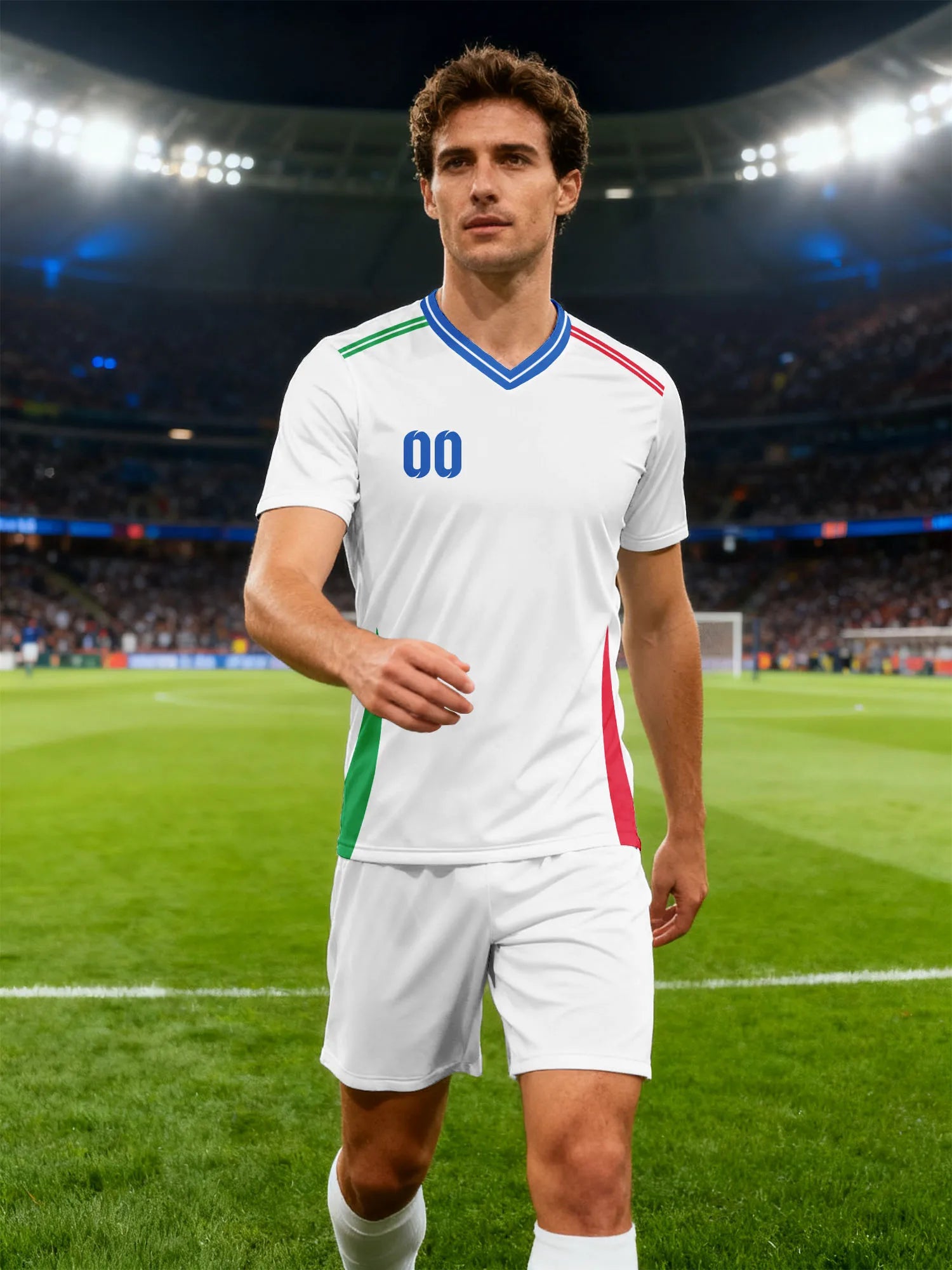Custom Soccer Jersey With Custom Image, Number And Name, university student athlete team wear