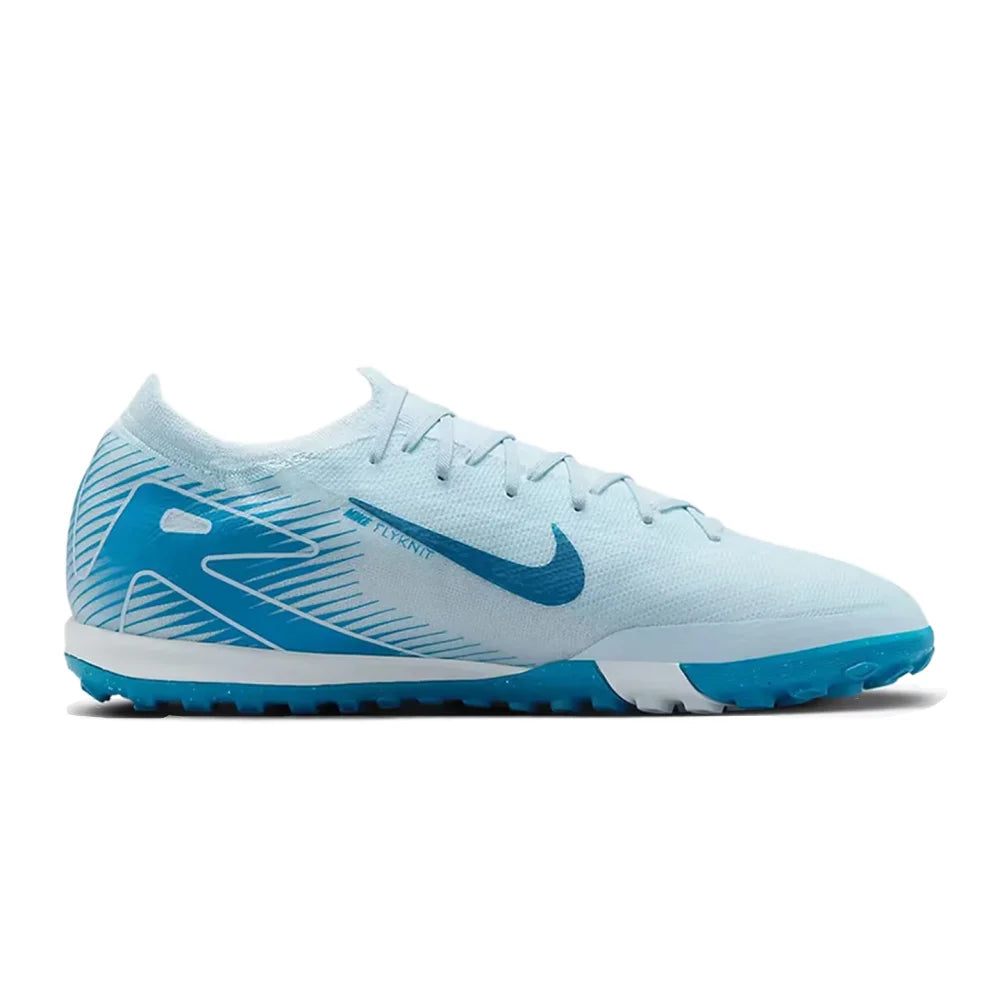 Nike Mercurial Vapor 16 Pro Zoom Vapor 16 Pro TF (Rubber Studs) Anti-Slip Durable Soccer Cleats Men's White/Blue FQ8687-400