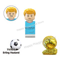 Football Stars Figure Sport Player Bailey Messi Ronaldo Building Blocks Bricks Mini Action Figures Toys For Kids Christmas Gifts