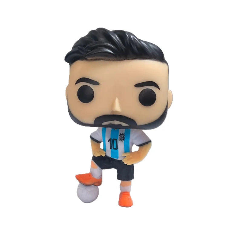 PopRonaldo 7 Messi 20 Mbappe 7 Football 10 Neymar Stars Decoration Action Figure Collection Model Birthday Toy Christmas Gifts