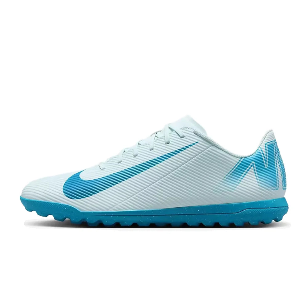 Nike Mercurial Vapor 16 Pro Zoom Vapor 16 Pro TF (Rubber Studs) Anti-Slip Durable Soccer Cleats Men's White/Blue FQ8687-400