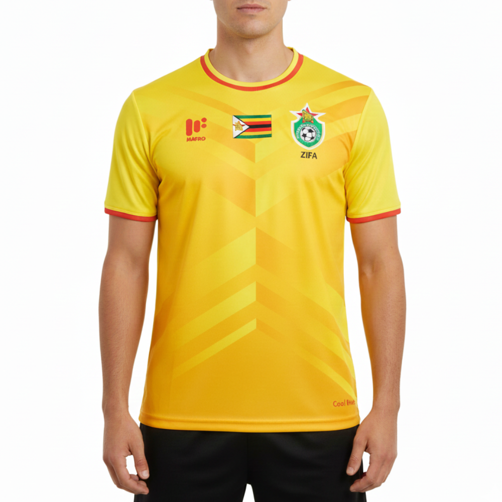 Zimbabwe national team Home soccer jersey 2018 - Mafro