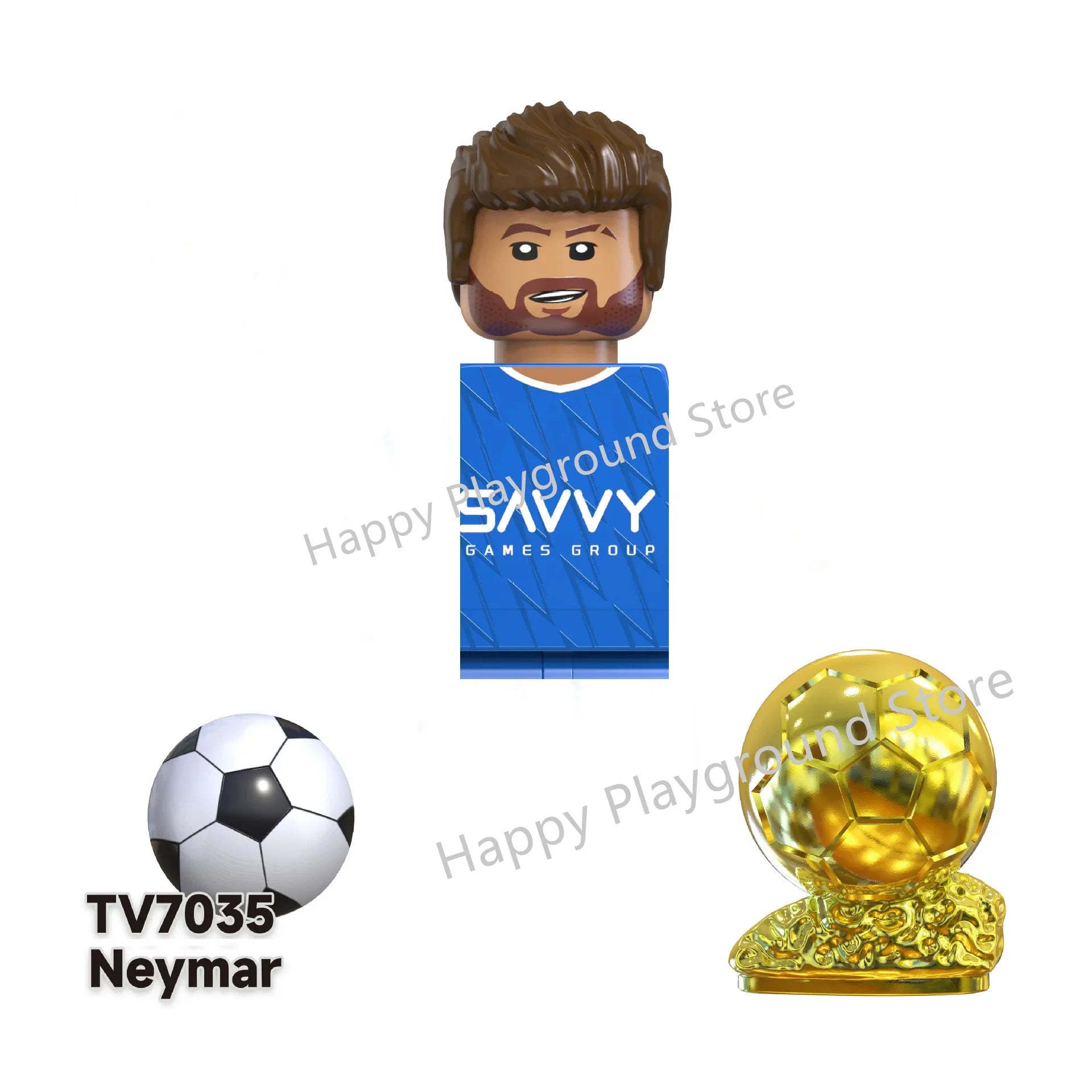 Football Stars Figure Sport Player Bailey Messi Ronaldo Building Blocks Bricks Mini Action Figures Toys For Kids Christmas Gifts
