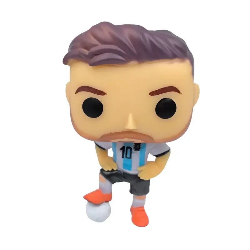 PopRonaldo 7 Messi 20 Mbappe 7 Football 10 Neymar Stars Decoration Action Figure Collection Model Birthday Toy Christmas Gifts