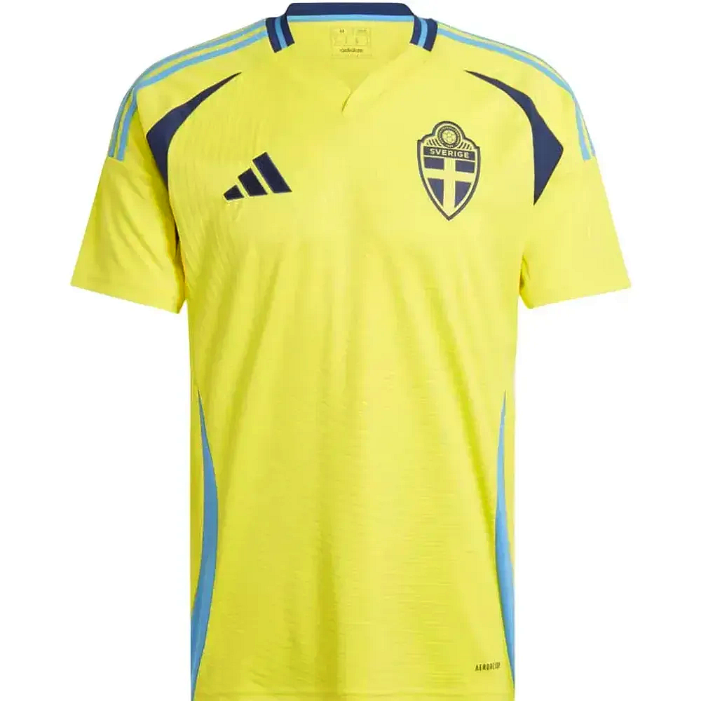 Sweden national team Home soccer jersey 2024/25 - Adidas