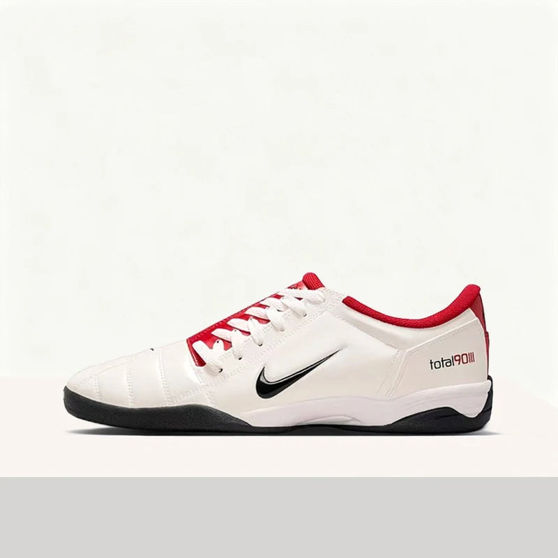 Nike Total 90 III Stylish,Minimalist,Comfortable,Snug-Fitting,Non-Slip, Durable Low-Top Soccer Cleats (Unisex, White) HQ2851-100