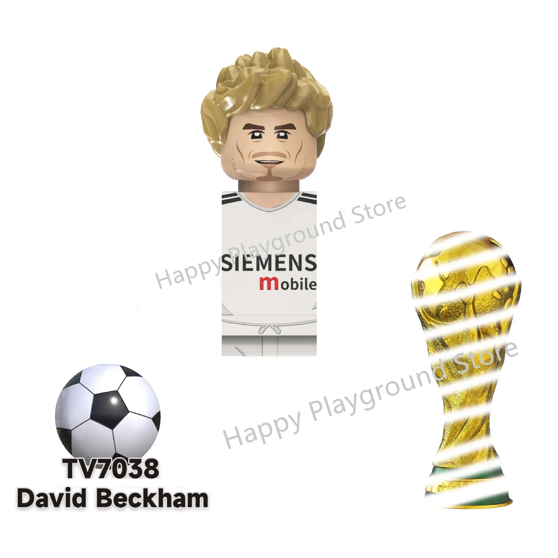 Football Stars Figure Sport Player Bailey Messi Ronaldo Building Blocks Bricks Mini Action Figures Toys For Kids Christmas Gifts