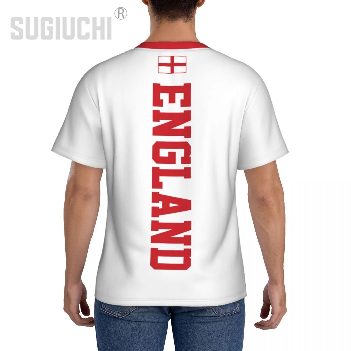 Tight Sports T-shirt England Flag Emblem 3D For Men Women Tees jersey Clothes Soccer Football Fans Gift Patriotic T shirt