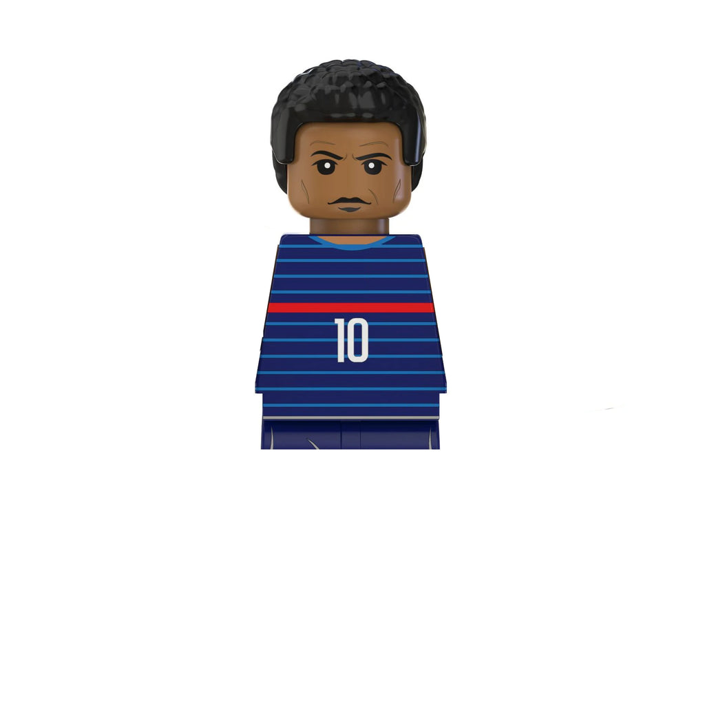 2024 NEW World Famous Football Players Keychain Figurine Messi Ronaldo Neymar Mini Action Building Block Model Toy Kids Gifts