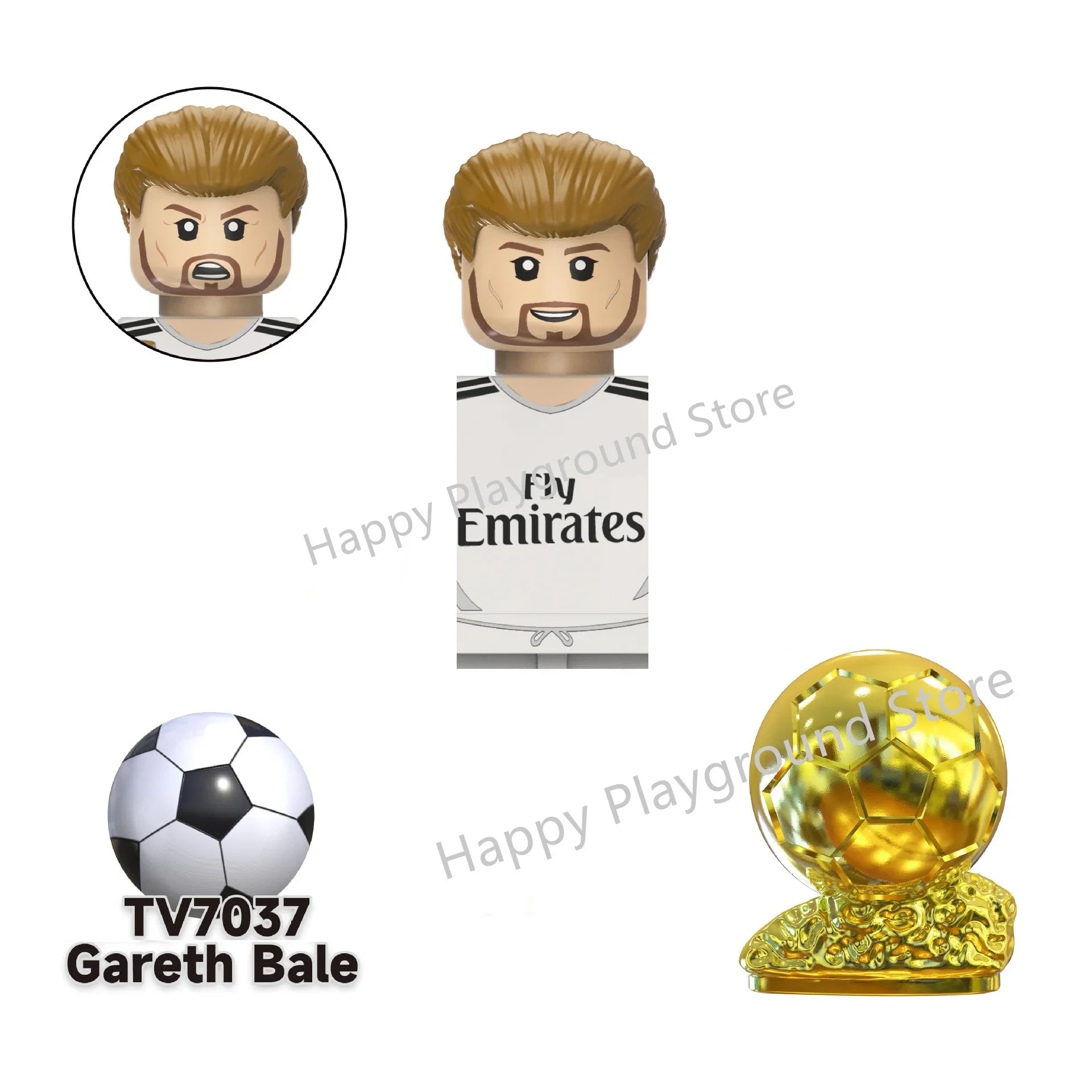 Football Stars Figure Sport Player Bailey Messi Ronaldo Building Blocks Bricks Mini Action Figures Toys For Kids Christmas Gifts