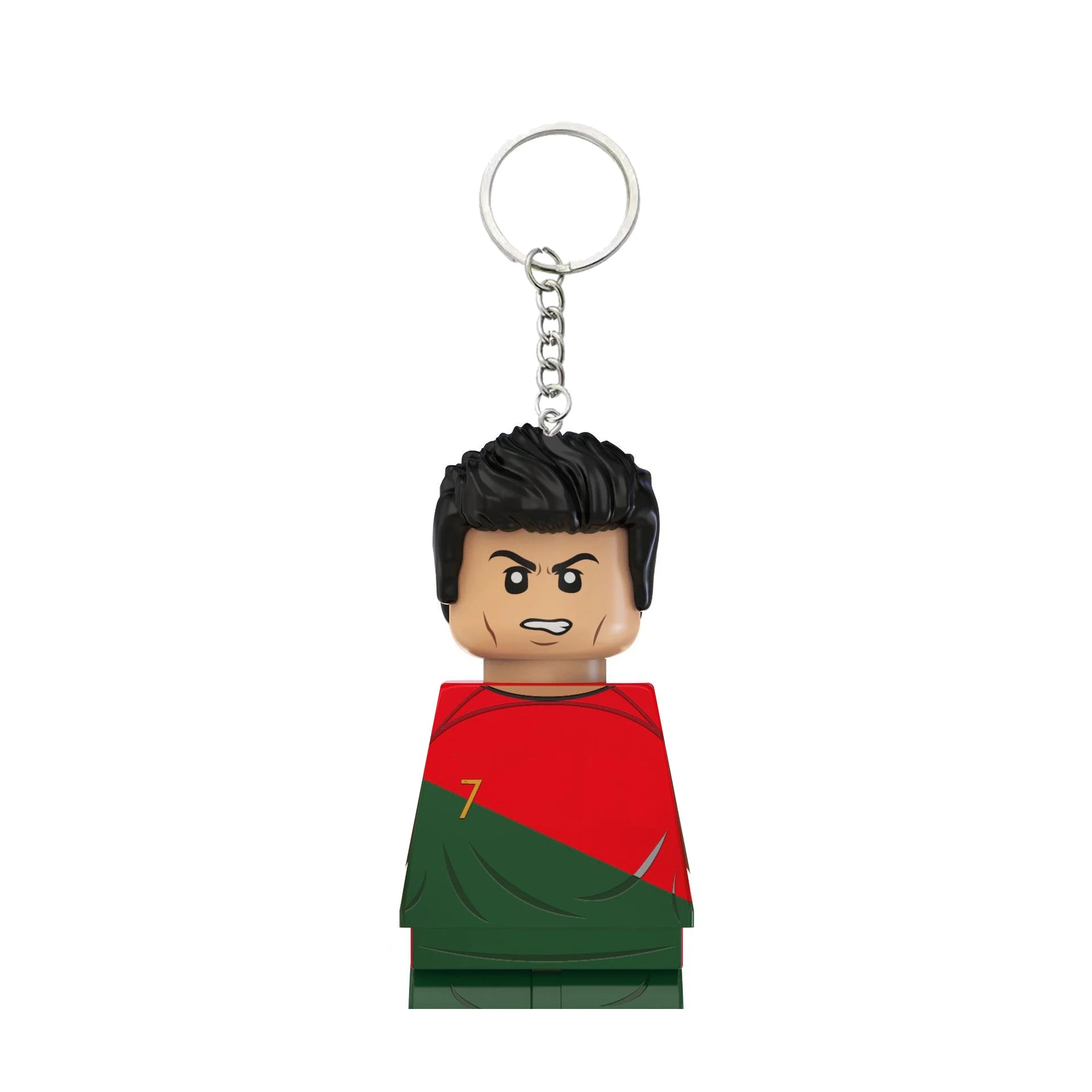 2024 NEW World Famous Football Players Keychain Figurine Messi Ronaldo Neymar Mini Action Building Block Model Toy Kids Gifts
