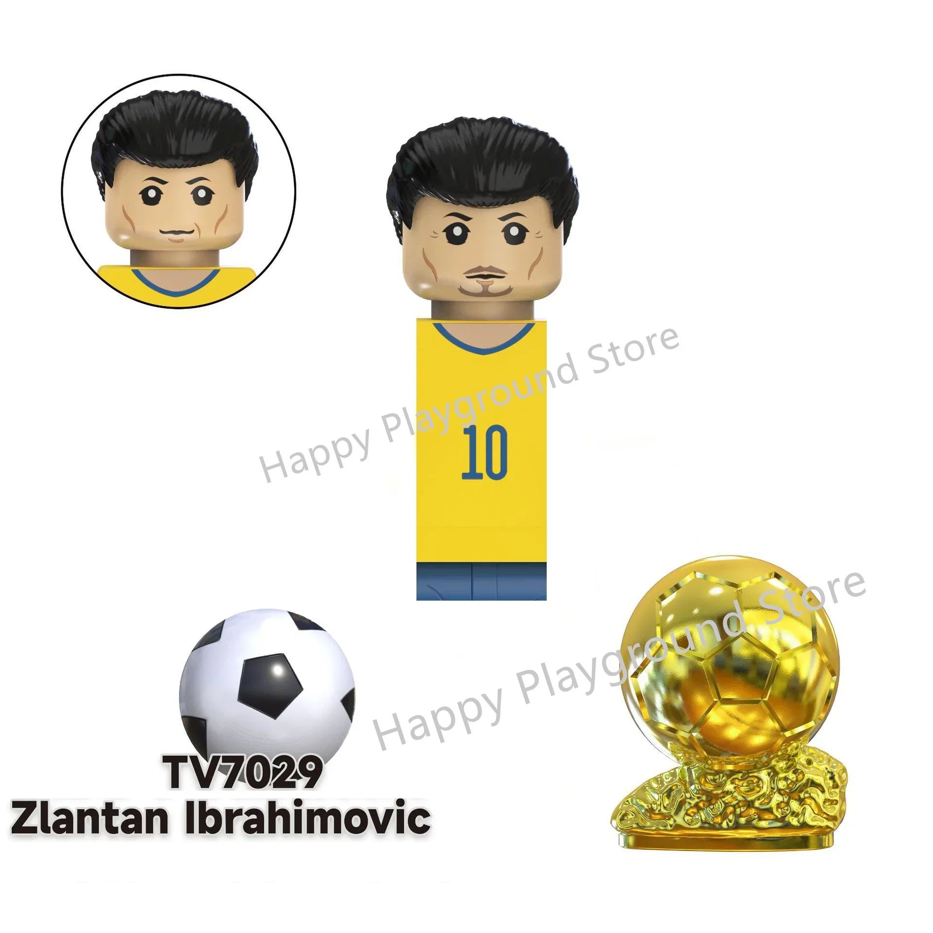 Football Stars Figure Sport Player Bailey Messi Ronaldo Building Blocks Bricks Mini Action Figures Toys For Kids Christmas Gifts