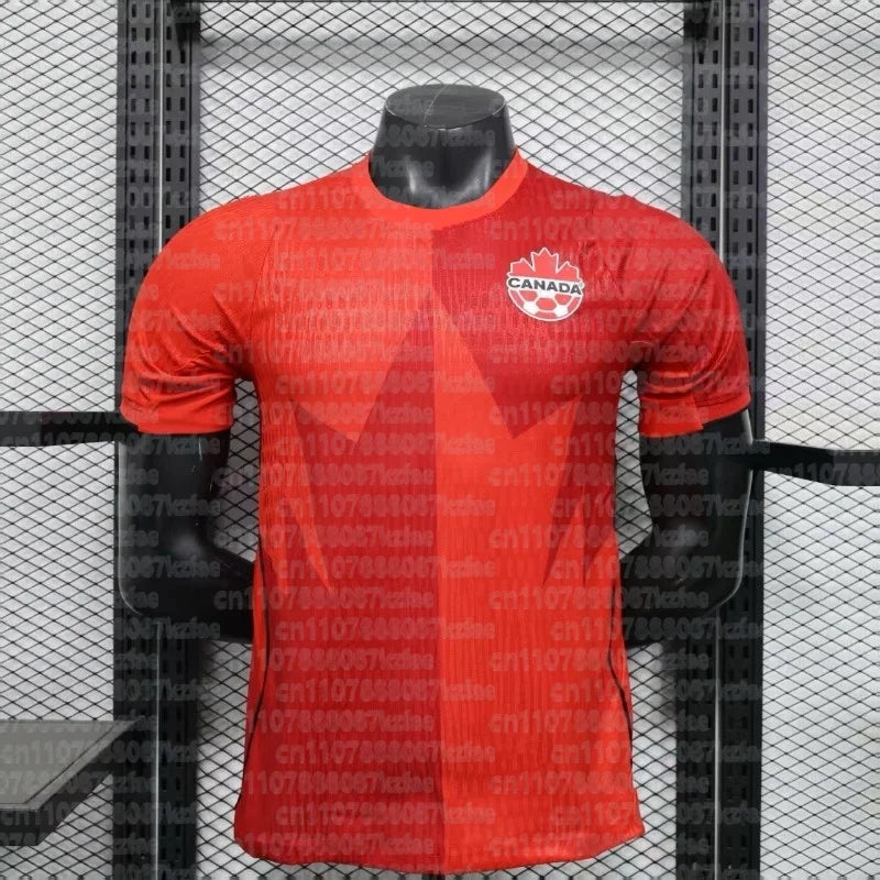 New 2026 Canada National Football Jersey Unisex Summer Breathable Quick Dry Lightweight Sports T-shirt Fashion FamilyMatching