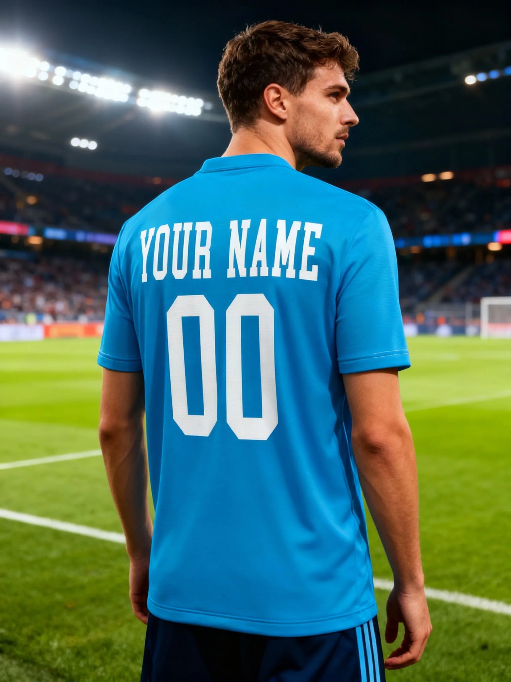 Custom Soccer Jersey With Custom Image, Number And Name, online custom maker fan club football shirt