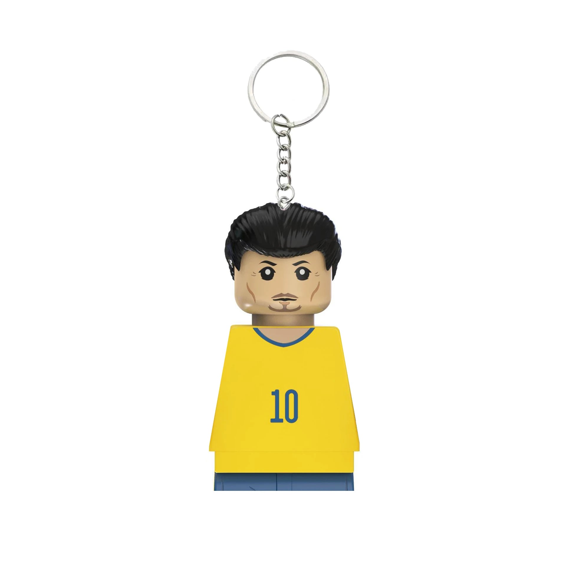 2024 NEW World Famous Football Players Keychain Figurine Messi Ronaldo Neymar Mini Action Building Block Model Toy Kids Gifts