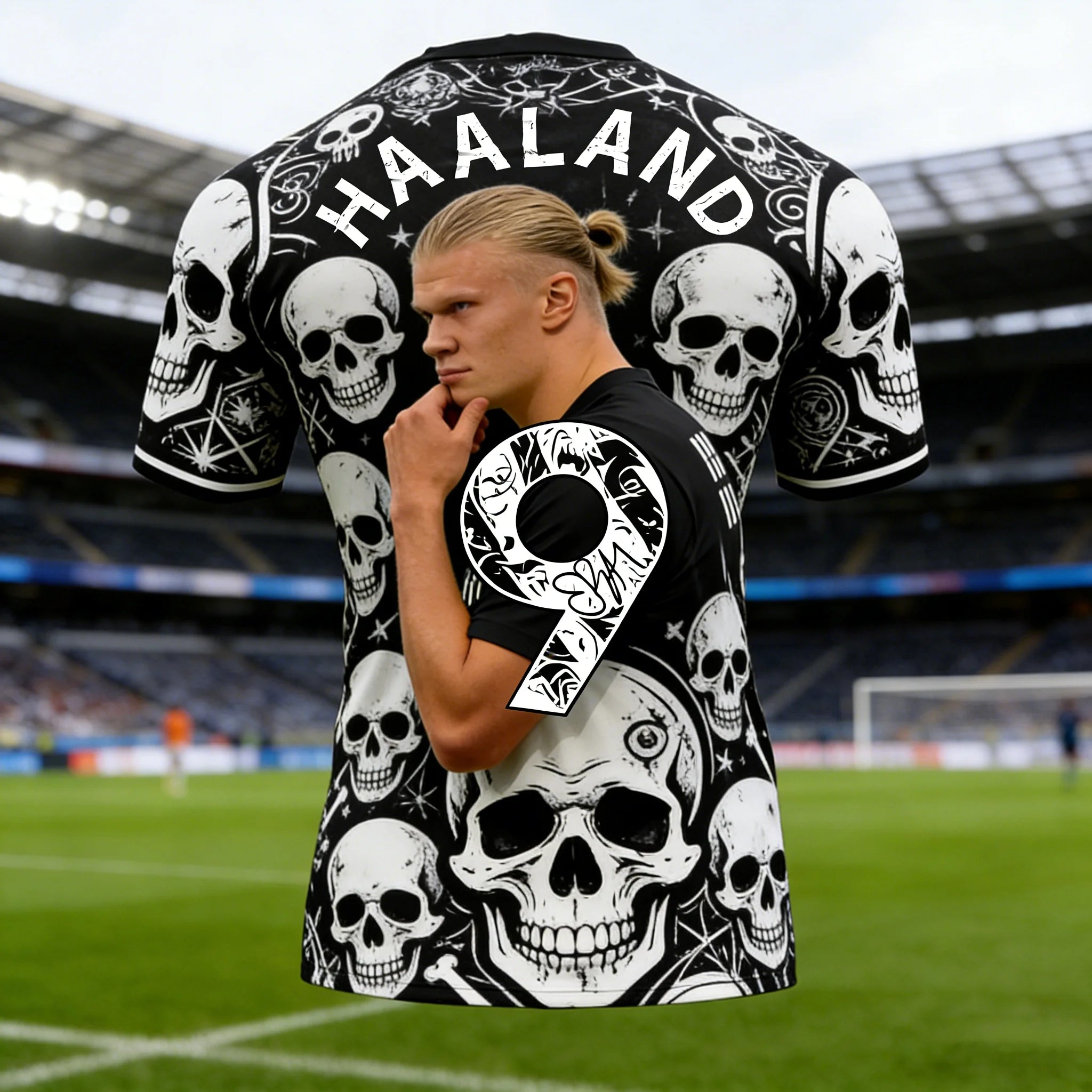 2026 Exclusive Souvenir: Erin Harland Signs with Manchester City for Smart Design Football Jersey Summer Men's Football T-Shirt