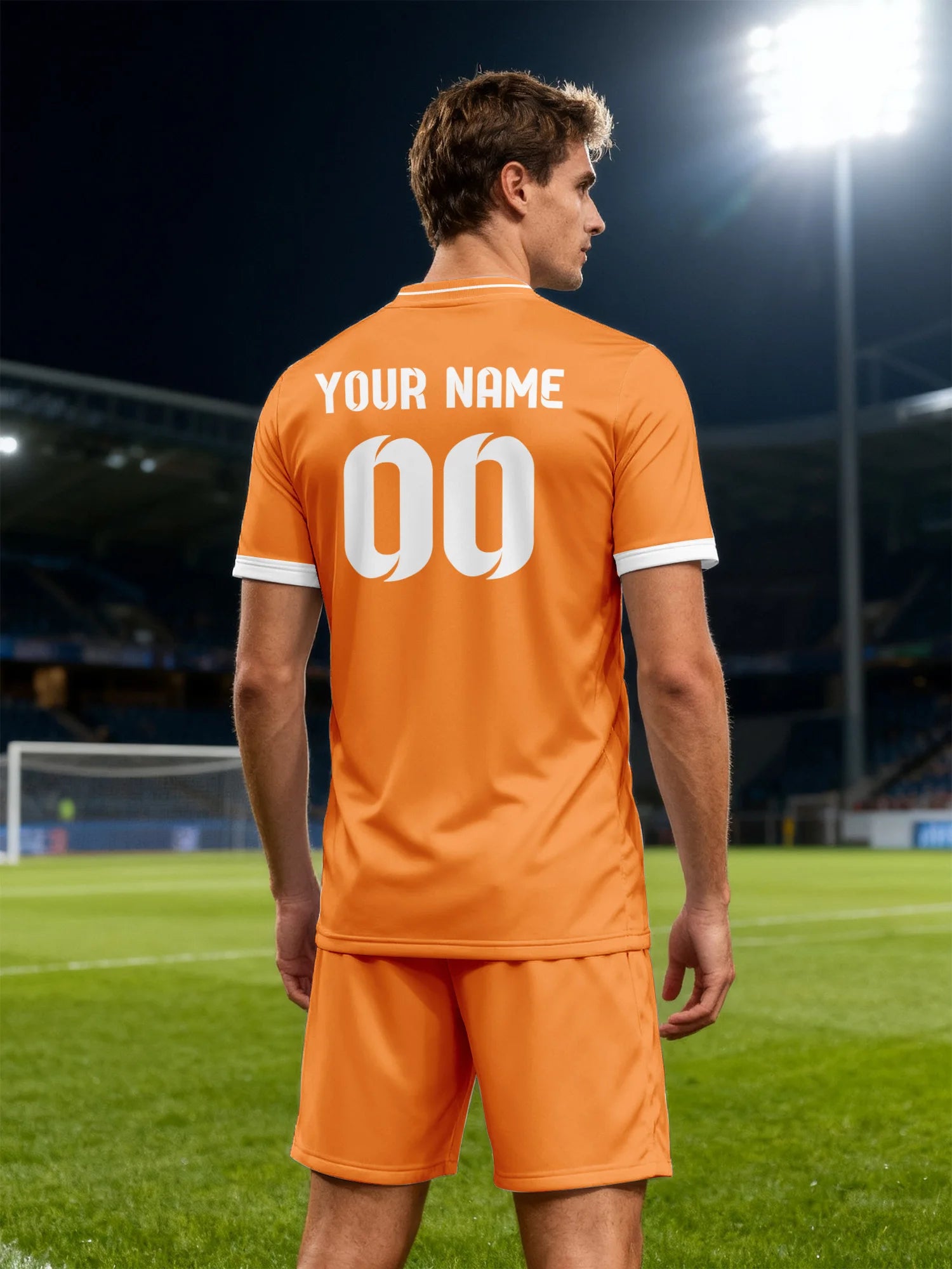 Custom Soccer Jersey With Custom Image, Number And Name, long lasting heavy duty durable uniform
