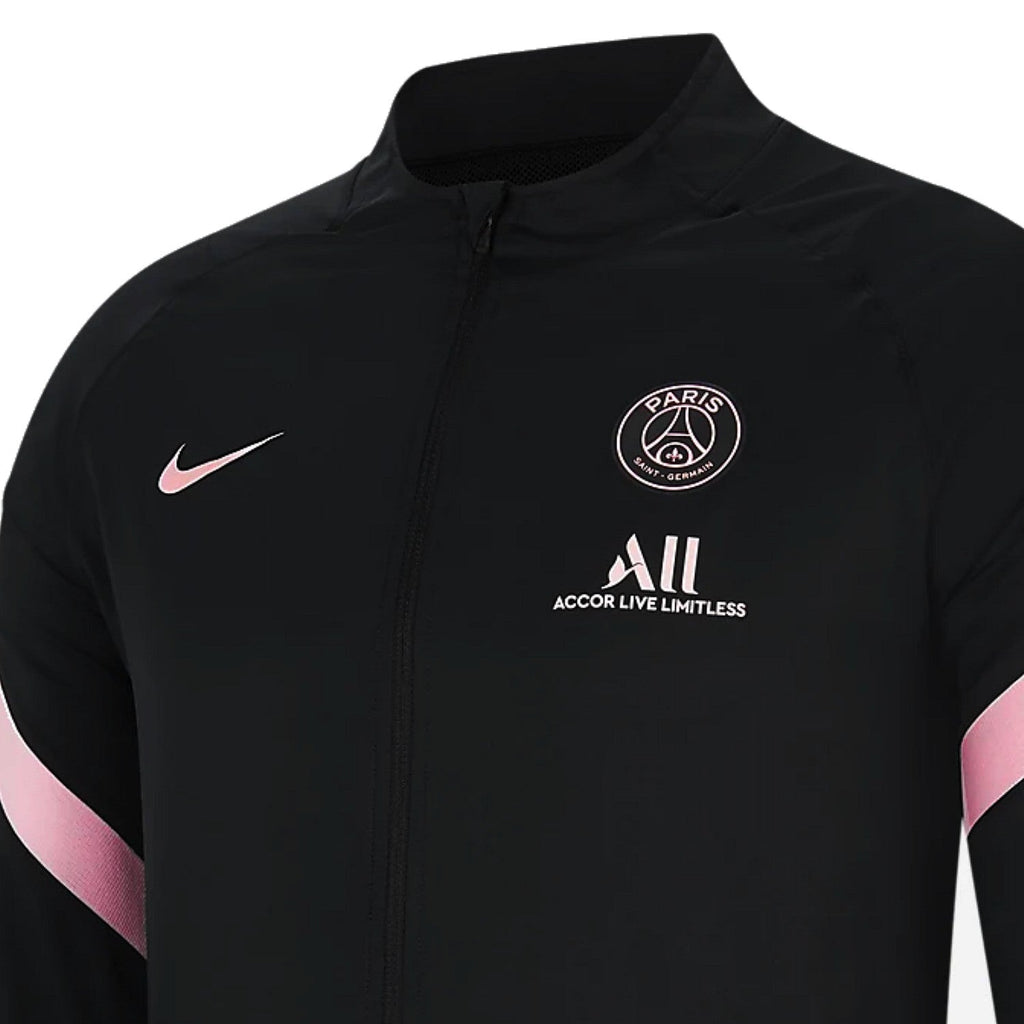 PSG black presentation Soccer tracksuit 2021/22 - Nike
