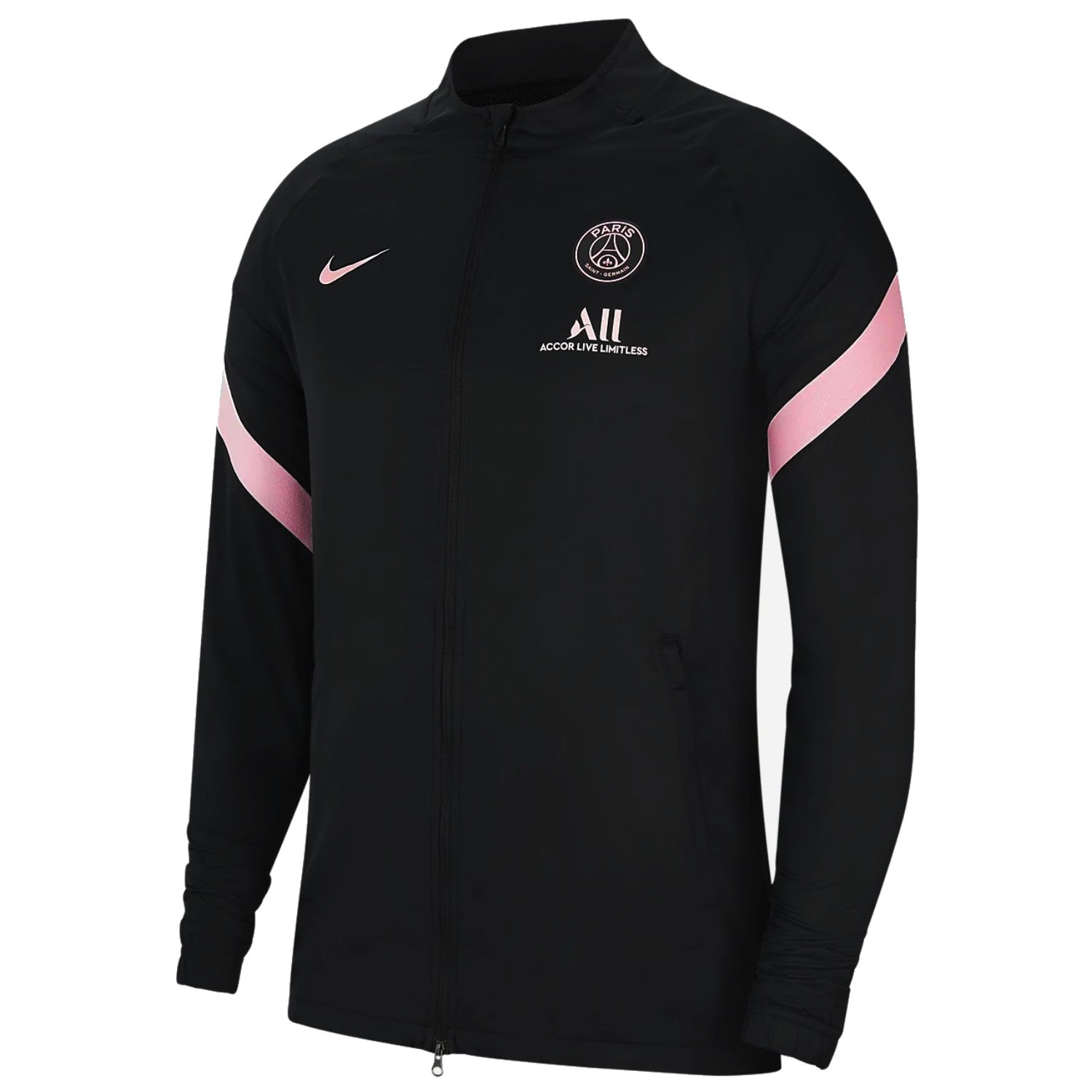 PSG black presentation Soccer tracksuit 2021/22 - Nike