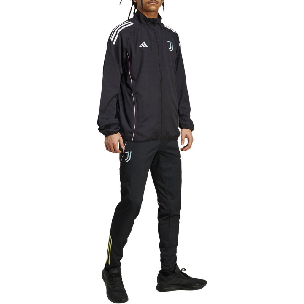 Juventus black training presentation soccer tracksuit 2025/26 - Adidas