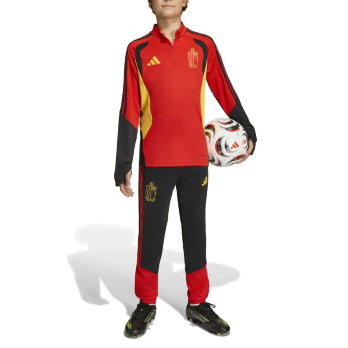 Kids - Belgium training technical soccer tracksuit 2026/27 - Adidas