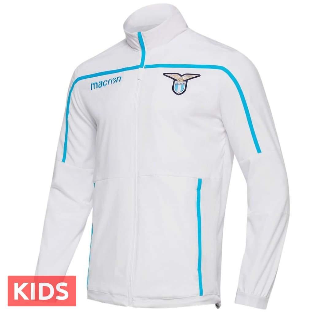 Kids - SS Lazio training presentation soccer tracksuit 2018/19 - Macron