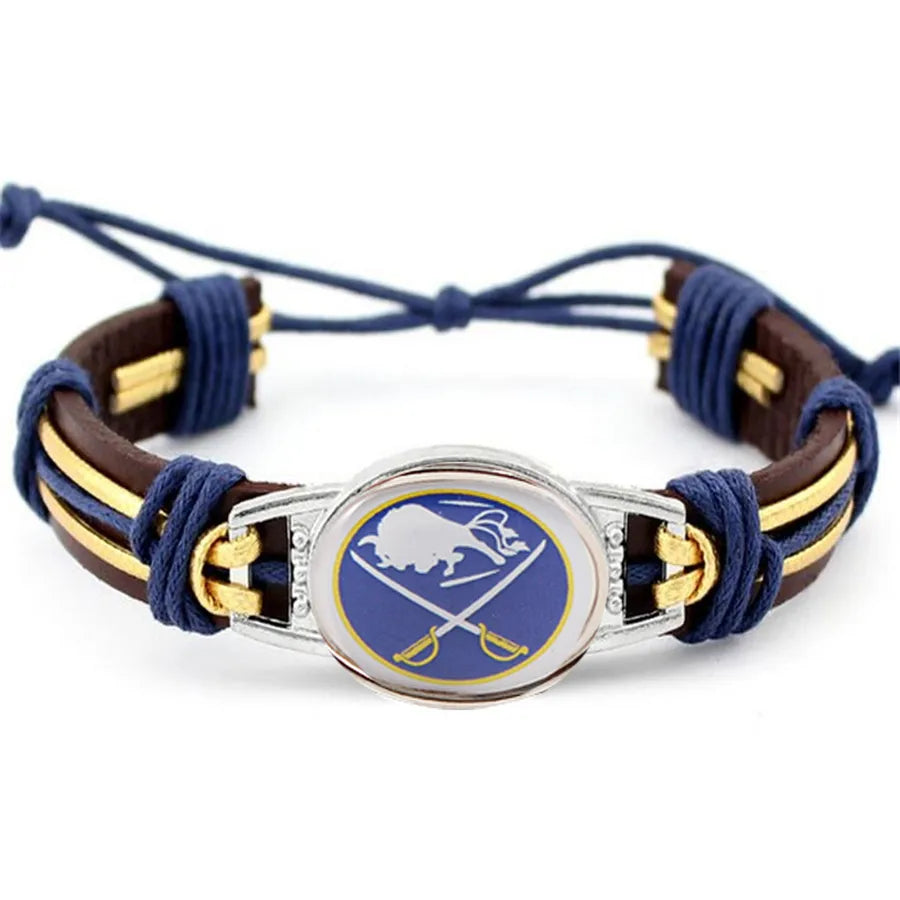 Hot NHL National Hockey League National Hockey League Leather Bracelet
