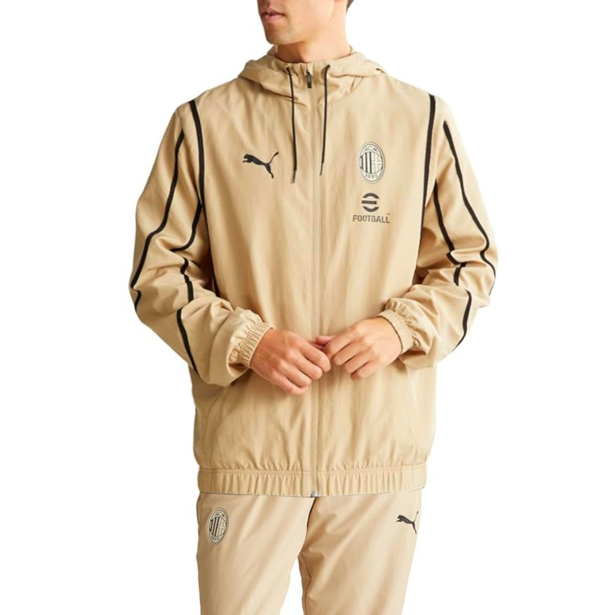 AC Milan woven pre-game presentation tracksuit 2024/25 gold - Puma