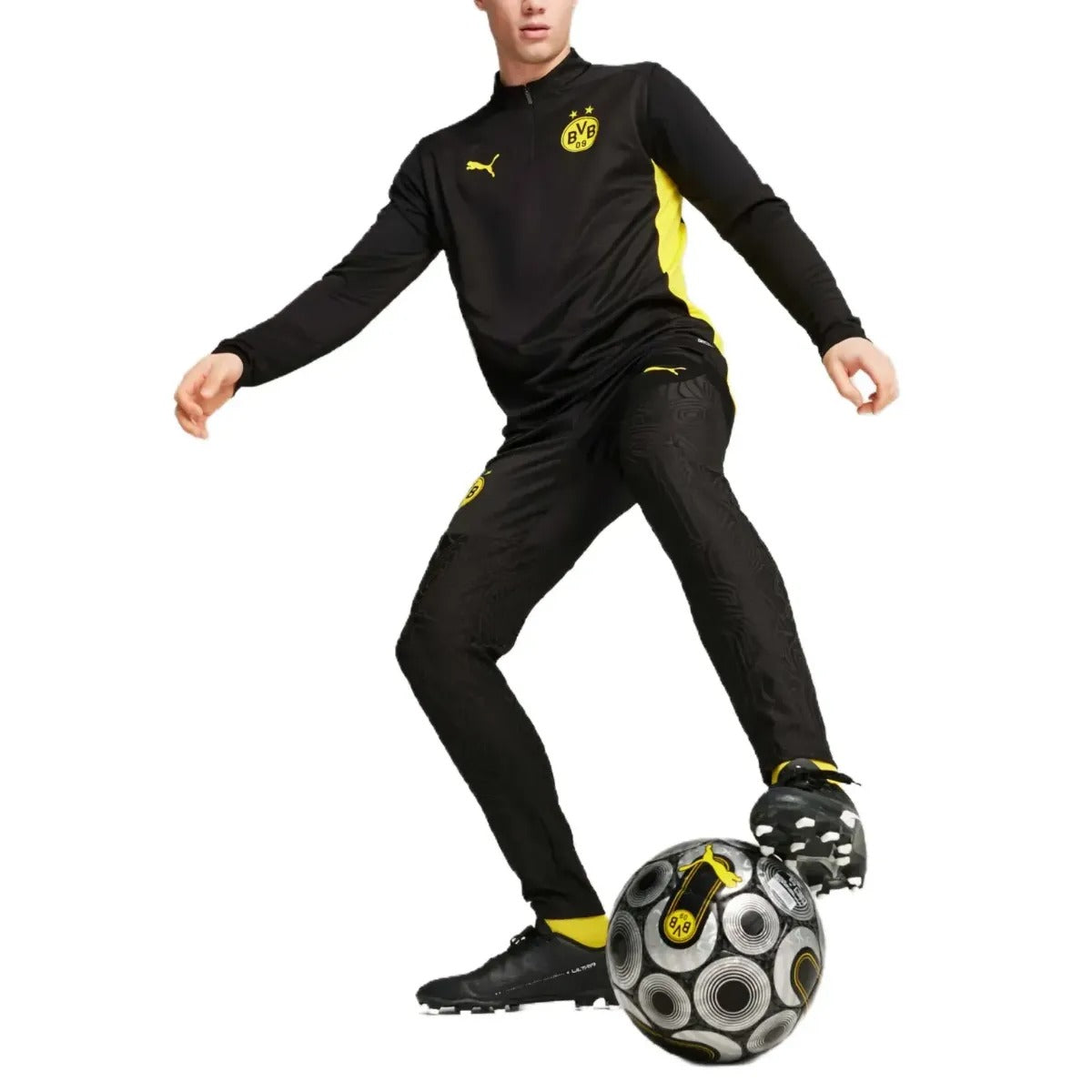 BVB Borussia Dortmund black training technical tracksuit 2024/25 - Puma