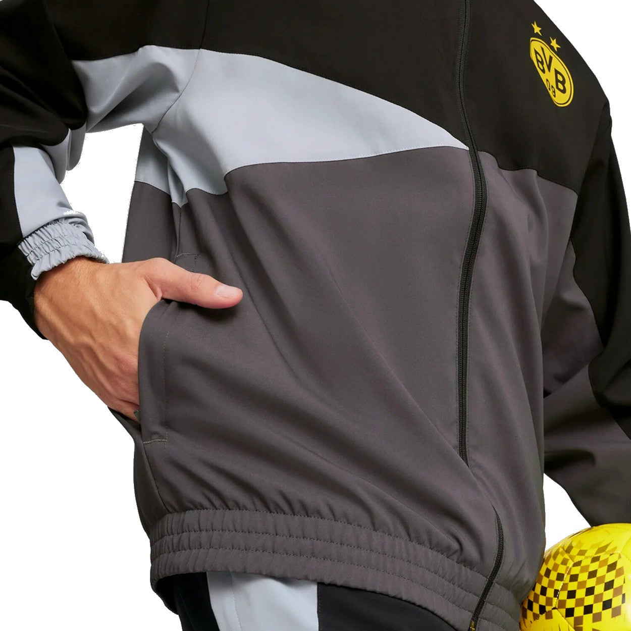 BVB Borussia Dortmund FTBL woven presentation tracksuit 2023/24 - Puma