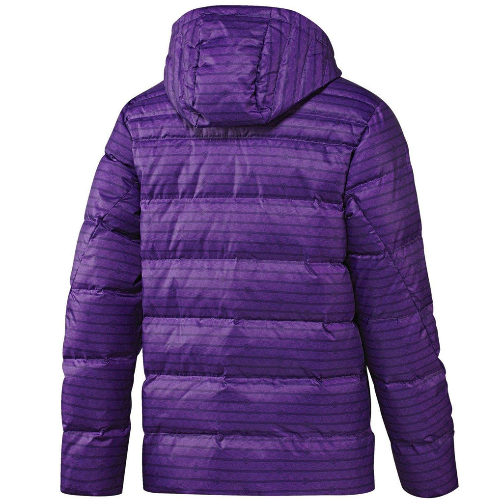 Real Madrid soccer purple training bench padded jacket 2016/17 - Adidas