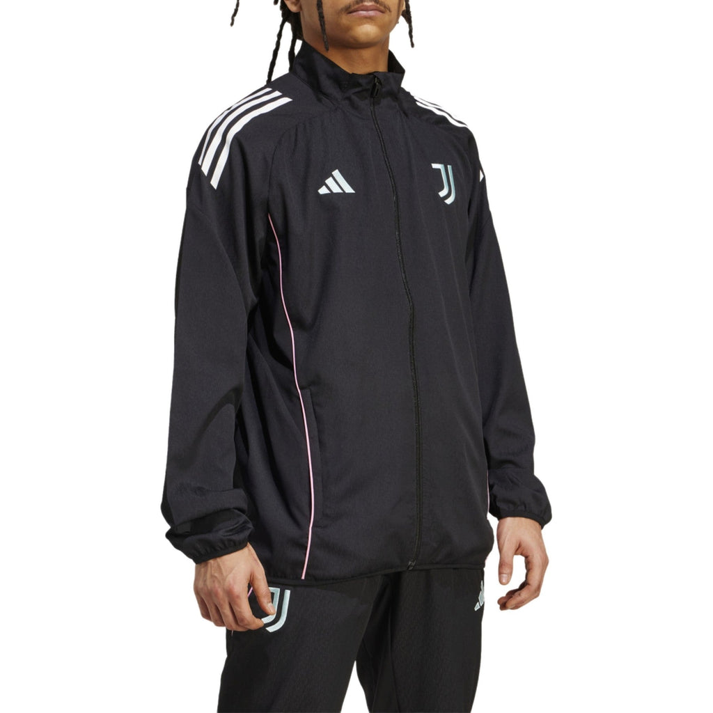 Juventus black training presentation soccer tracksuit 2025/26 - Adidas